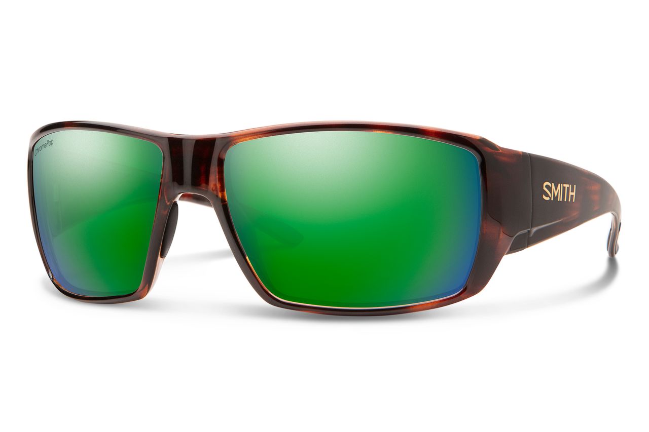 Saulesbrilles SMITH (CP Glass) Guide's Choice Tortoise Polar Green Mirror