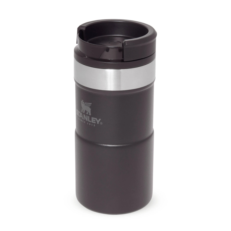 Termokrūze STANLEY The NeverLeak Travel Mug 0,25L matēti melna