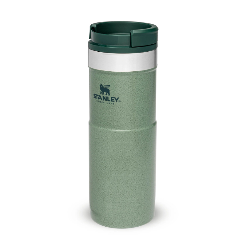 Termokrūze STANLEY The NeverLeak Travel Mug 0,35L zaļa