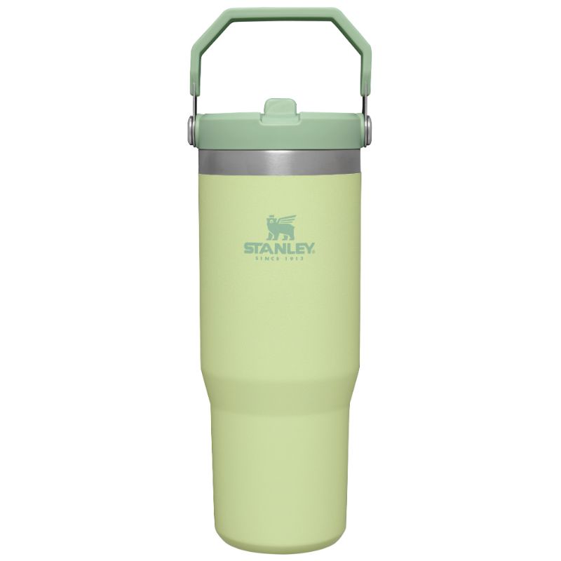 Termopudele ar salmiņu STANLEY The IceFlow Flip Straw Tumbler 0,89L gaiši zaļa