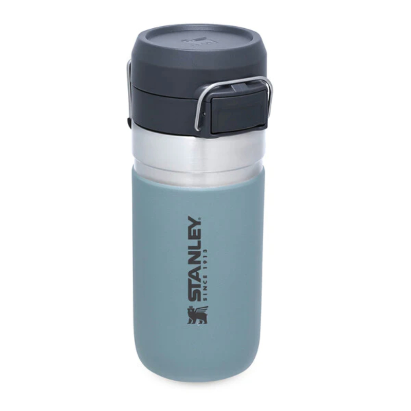 Termopudele STANLEY The Quick Flip Water Bottle Go 0,47L zilganpelēka