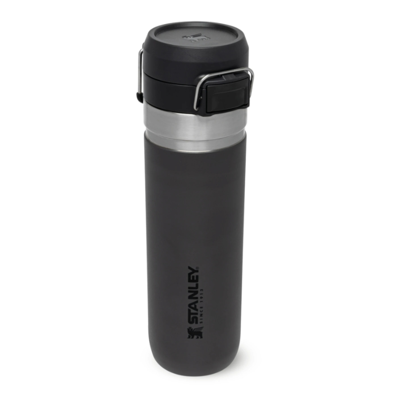 Termopudele STANLEY The Quick Flip Water Bottle Go 0,71L t.pelēka