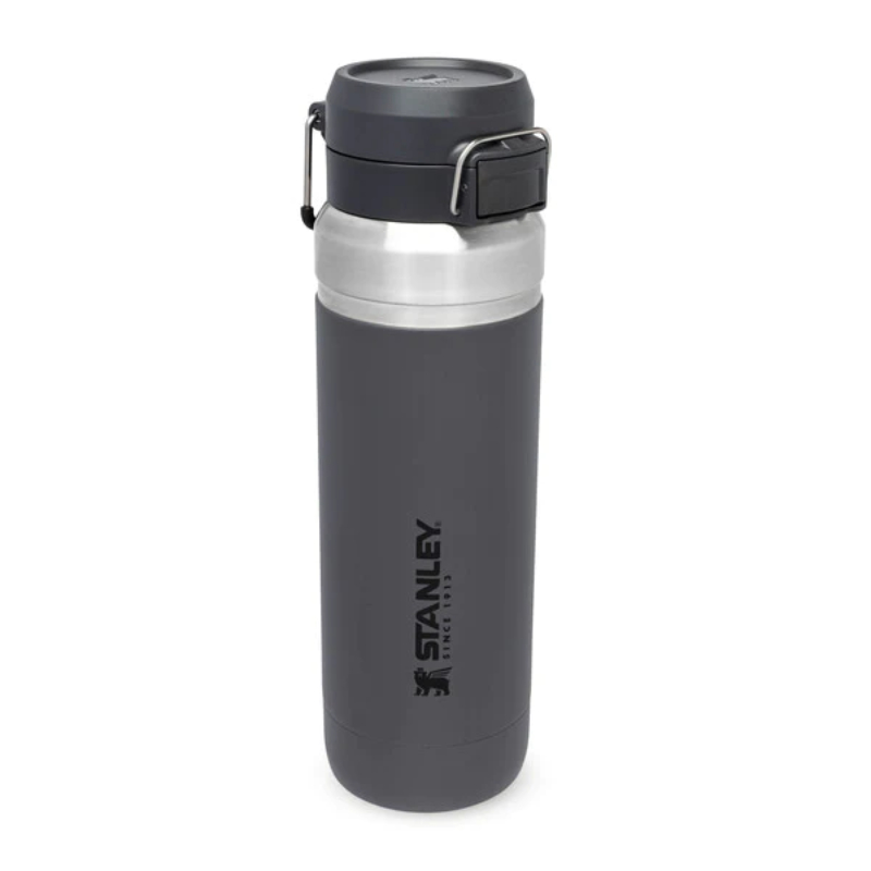 Termopudele STANLEY The Quick Flip Water Bottle Go 1,06L tumši pelēka