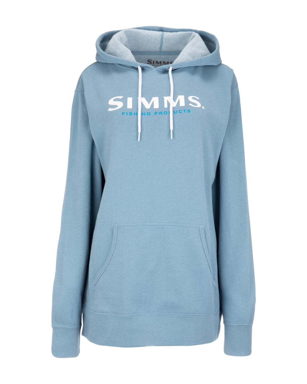 Sieviešu hūdijs SIMMS WOMEN'S SIMMS LOGO HOODY CORNFLOWER HEATHER
