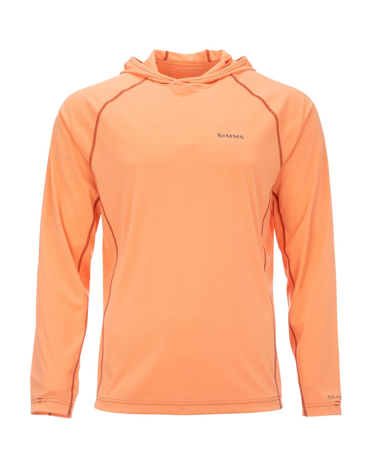 Hūdijs SIMMS SOLARFLEX HOODY CORAL REEF HEATHER